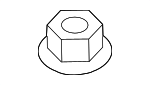 33326760668 - Suspension: Suspension Control Arm Nut for Mini Image