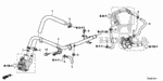 19508R40A01 - Engine: HOSE, THROTTLE BODY IN. for Honda Image