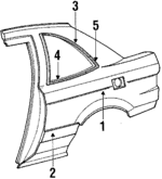 4731SD2A00ZZ - Body: Outer Panel for Acura: Integra Image