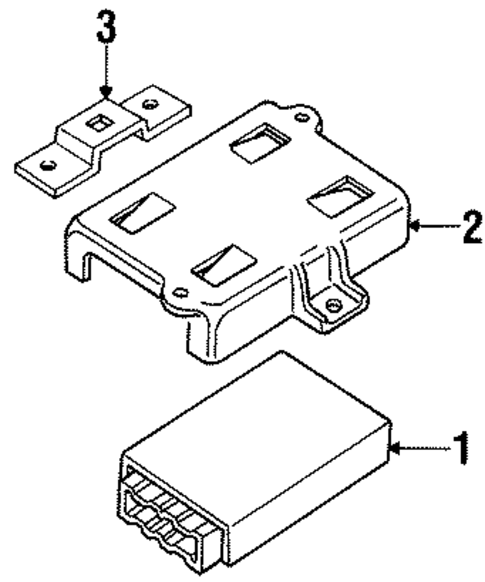 Suspension Control for 1999 Mercury Mystique #0