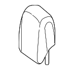 20597068013D16 - Body: Headrest for Mercedes-Benz Image