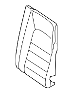 20592029071C70 - Body: Seat Back Cover for Mercedes-Benz Image