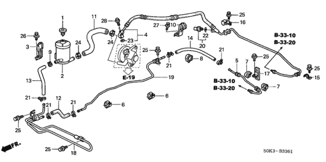 P.S. Hoses - Pipes (Type-S) for 2003 Acura TL #0