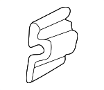 51138183102 - Body: Body Side Molding Clip for BMW: 525i, 528i, 530i, 540i, 740i, 740iL, 750iL, M5 Image