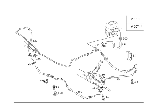 Gasoline Vehicles Line Scope for 2003 Mercedes-Benz C32 AMG #0