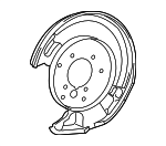 4650324110 - Brakes: Backing Plate for Lexus: GS F, RC F Image