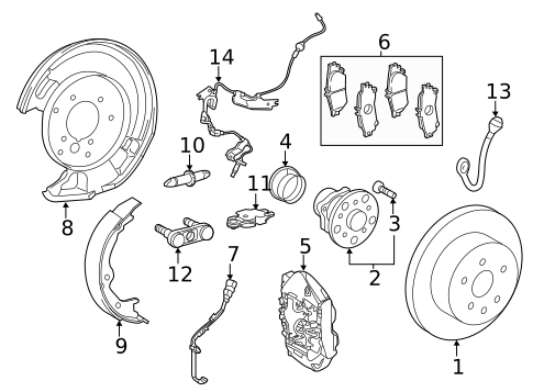 Parking Brake for 2019 Lexus GS F #1