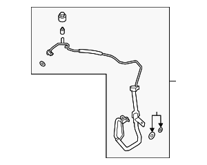 LX6Z19A834AC - : Liquid Line for Ford Image