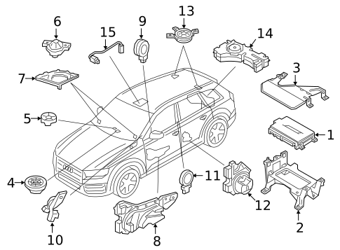 Sound System for 2022 Audi SQ7 #0