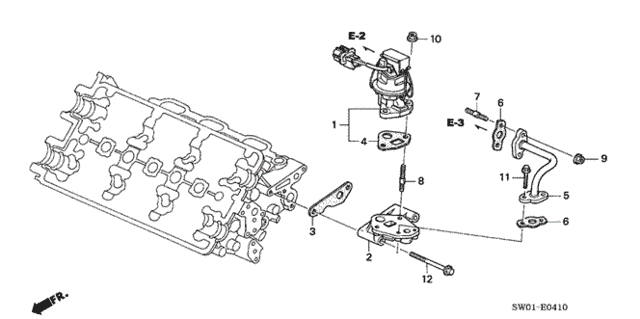 EGR Valve for 2001 Acura NSX #0