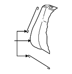 3B0881805LEPDX - Body: Seat Back Cover for Volkswagen: Passat Image