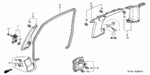 9391314210 - Interior/Bumper: SCREW, TAPPING (4X12) for Honda Image