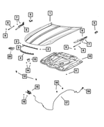 68040243AD - Body Sheet Metal Except Doors: Cowl Mucket for Chrysler: 300 | Dodge: Charger Image