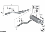 18307934416 - Exhaust System: Rp Catalytic Converter for BMW Image