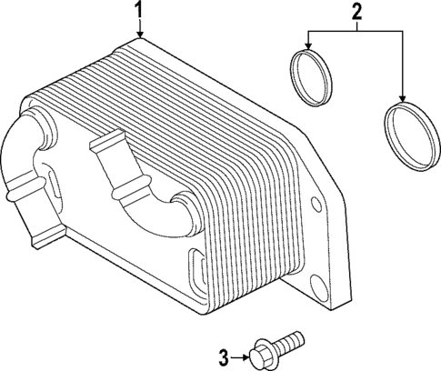 Oil Cooler for 2023 Volvo S90 #0