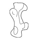 ZZP050730 - Body: Grille Bracket for Mazda: B2300, B2500, B3000, B4000 Image