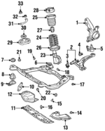 4883733011 - : Lower Control Arm Bracket for Toyota Image