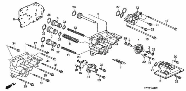 AT Servo Body for 2003 Acura NSX #0