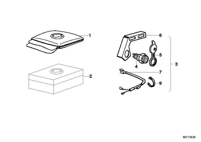 61131244270 - : Holder for BMW-Motorrad Image