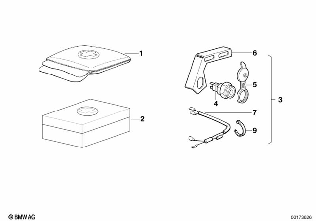 61131243660 - : Holder for BMW-Motorrad Image