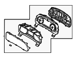 94041F6011 - Body: Cluster Assembly for Kia: Cadenza Image