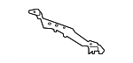 5144953050 - Body: Bracket for Lexus: IS F, RC F Image
