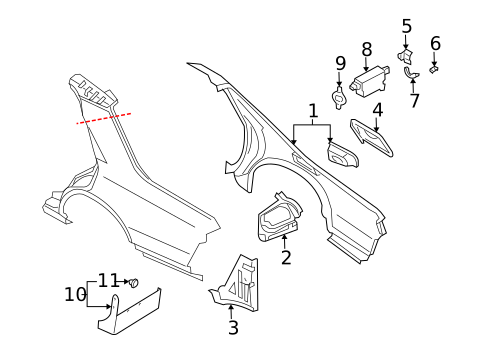 Fuel Door for 2003 INFINITI M45 #0