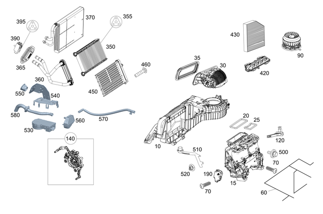 2058301503 - : Seal Kit, Expansion Valve for Mercedes-Benz Image