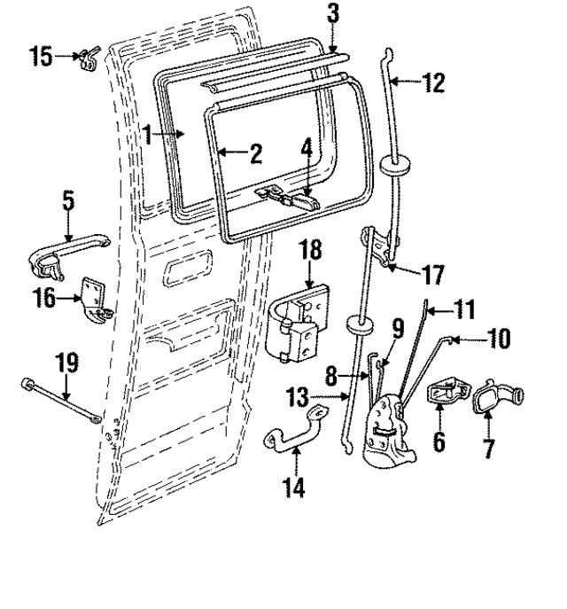 4160722 - Body: Glass for Mopar Image