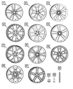 5ZW66VXWAA - Wheels: Aluminum Wheel, Front Or Rear for Mopar Image