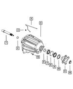 52108647AA - 42RLE; 4-Speed; Automatic Transmission: Output Shaft Bearing for Mopar Image