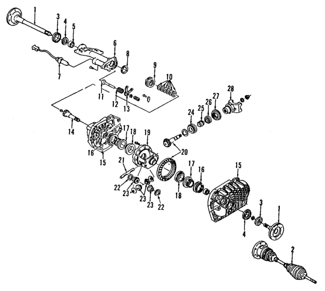 12479162 - Front Drive Axle: Differential Bearing Spacer for GM Image
