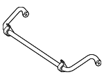 2323205504 - Suspension: Stabilizer Bar for Mercedes-Benz Image