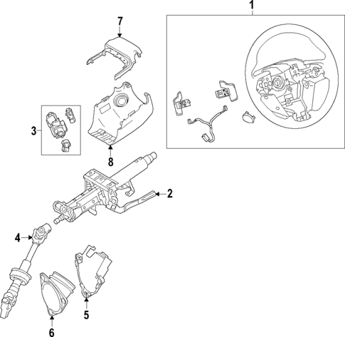 Steering Wheel for 2022 Toyota RAV4 #0