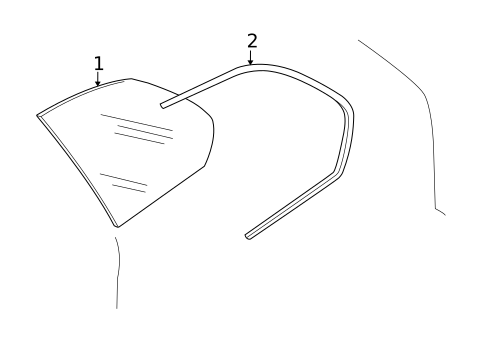 Glass & Hardware for 2017 BMW X5 #0