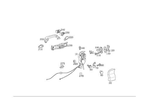 Locking System for 2001 Mercedes-Benz CLK55 AMG #0