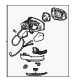 8791030G70 - : Mirror Assembly for Toyota Image