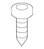 7149158177 - : Seat Belt Guide Screw for Mini: Cooper Countryman, Cooper Paceman, Countryman Image