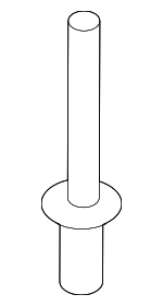 TK2150355 - Body: Upper Shield Rivet for Mazda: 3, 6, CX-3, CX-30, CX-5, CX-50, CX-9, MX-30 EV Image