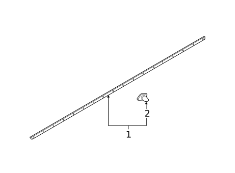 Exterior Trim - Pillars for 2011 Nissan Quest #0