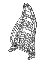 95C898042 - Body: Seat Back Frame for Porsche Image