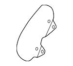 95C881710A - Body: Seat Lumbar Support Cushion for Porsche: Macan Image