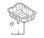 215102E022 - Engine: Oil Pan for Hyundai Image
