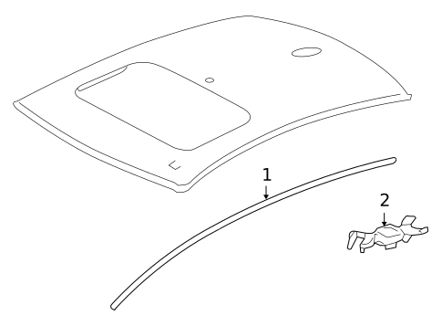 Exterior Moldings for 2013 Jaguar XFR #0