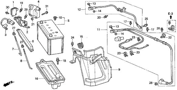 Battery for 1997 Acura TL #0