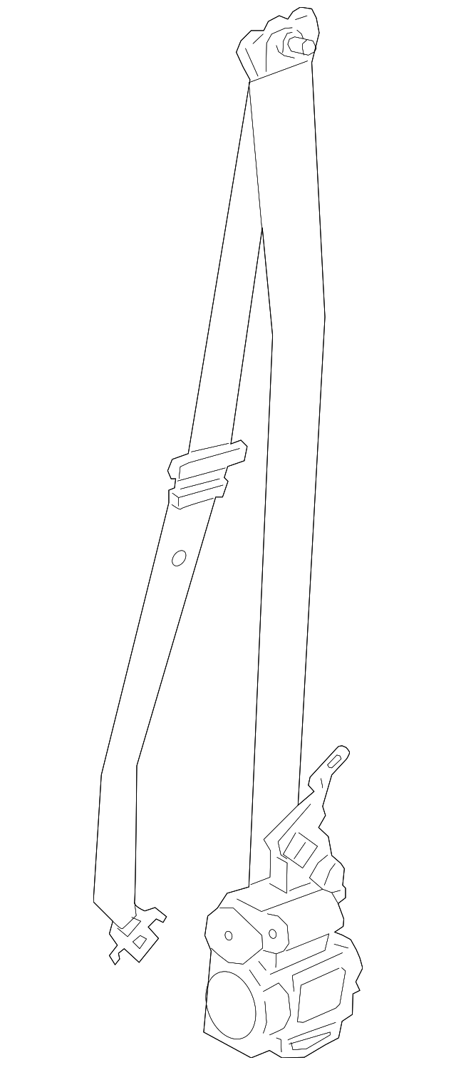 Seat Belt Assembly - BMW (72118092011)