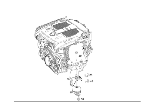 Engine Suspension for 2012 Mercedes-Benz E 63 AMG&reg; #0