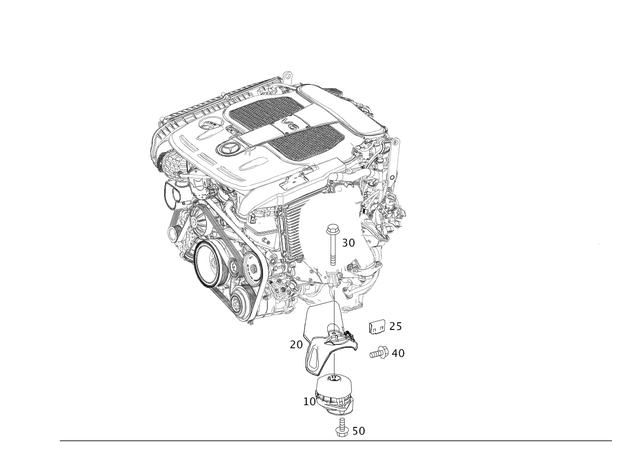 19902611 - Engine Suspension: Self-Tap. Hex. Head Screw for Mercedes-Benz: AMG GT 43, AMG GT 53, AMG GT 63, AMG GT 63 S, AMG GT 63 S E Performance, CLS400, CLS450, CLS53 AMG, CLS550, CLS63 AMG, CLS63 AMG S, E250, E300, E350, E400, E43 AMG, E53 AMG, E550, E63 AMG, E63 AMG S Image image