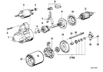 12411726039 - Engine Electrical System: Solenoid Switch for BMW Image