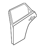 H210MCL7MA - Body: Door Shell for INFINITI: FX35, FX45 Image image